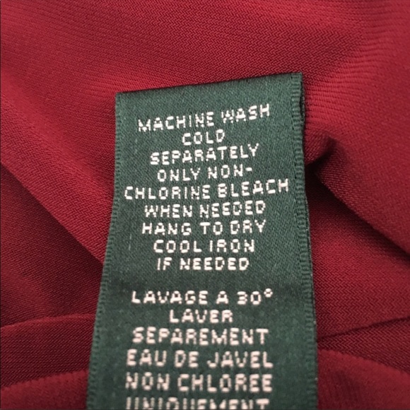 Lauren Ralph Lauren Cowl Neck Jersey Red Dress - 4 - Picture 5 of 11